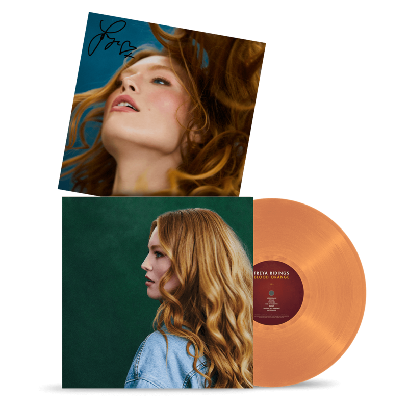 Blood Orange by Freya Ridings - Exclusive Limited Orange LP + Signed Coverprint - shop now at Freya Ridings store